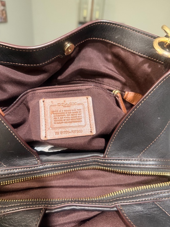 Coach Lexy Legacy Jacquard Shoulder Bag -EUC - Picture 10 of 10